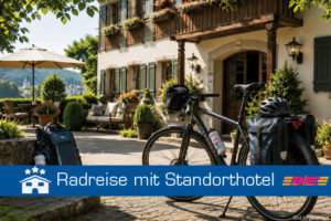 Buttons Radreise mit Standorthotel