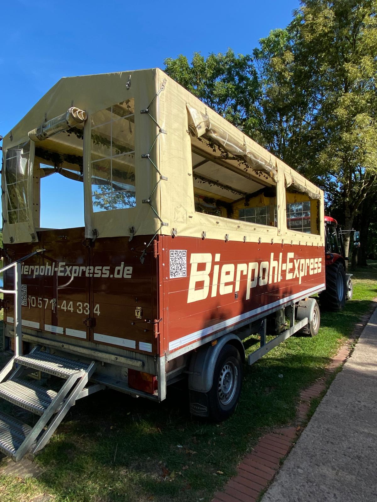 Planwagen Bierpohl Express Anhänger