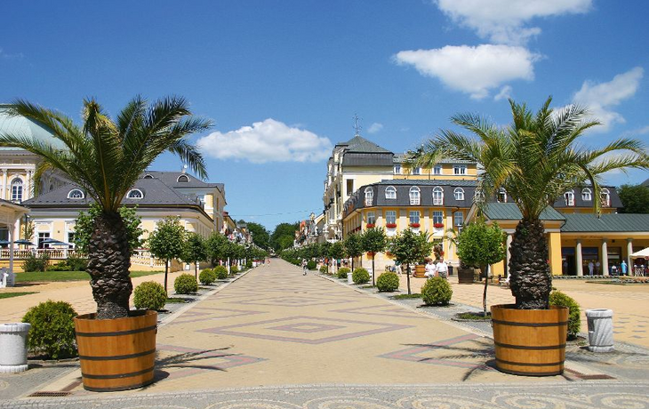 kurpromenade in franzensbad