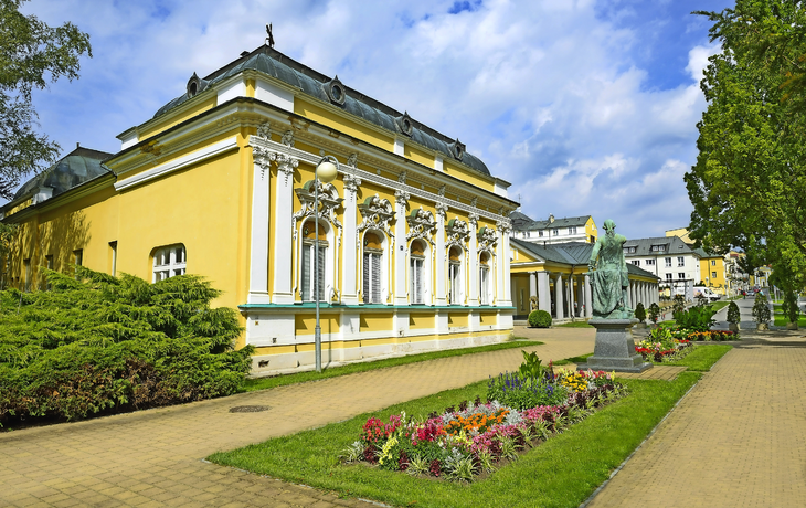 Straßen des Kurortes Frantiskovy Lazne, Tschechische Republik