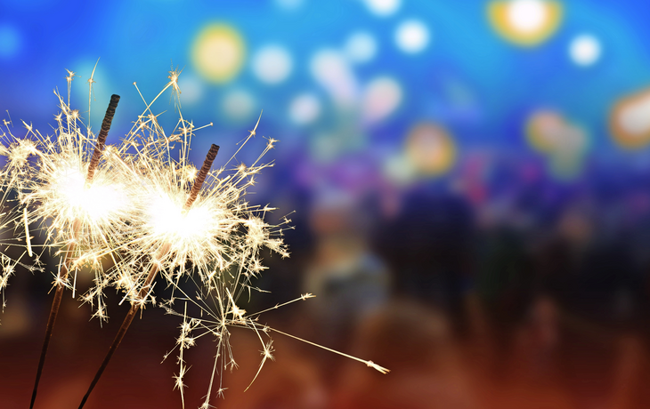 Wunderkerze - Neujahr / Silvester / Feier