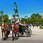 Wien, Fiakerfahrt, Heldenplatz