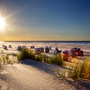 Strand auf der ostfriesischen Insel Juist, Deutschland