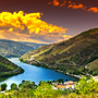 Douro-Region bei Sonnenaufgang