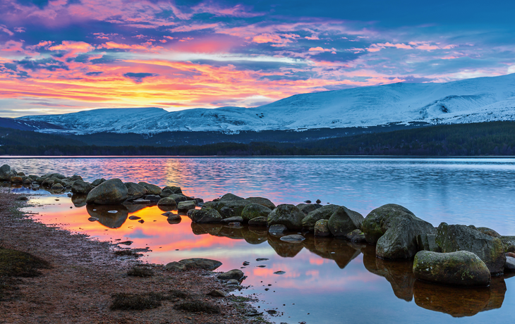 Loch Morlich im Cairngorms-Nationalpark
