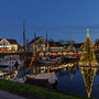 Weihnachtsmarkt in Carolinensiel an der Nordsee, Deutschland
