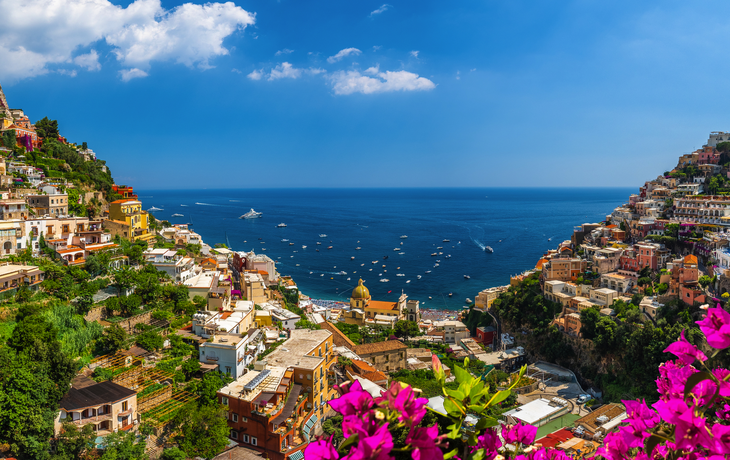 Positano an der Amalfiküste, Italien