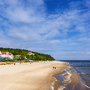 Strand an der Ostseeküste in Bansin auf der Insel Usedom