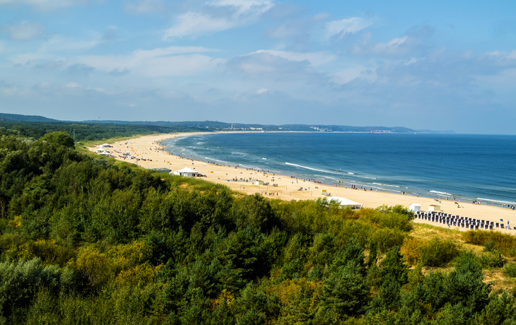 Swinemünde an der polnischen Ostsee