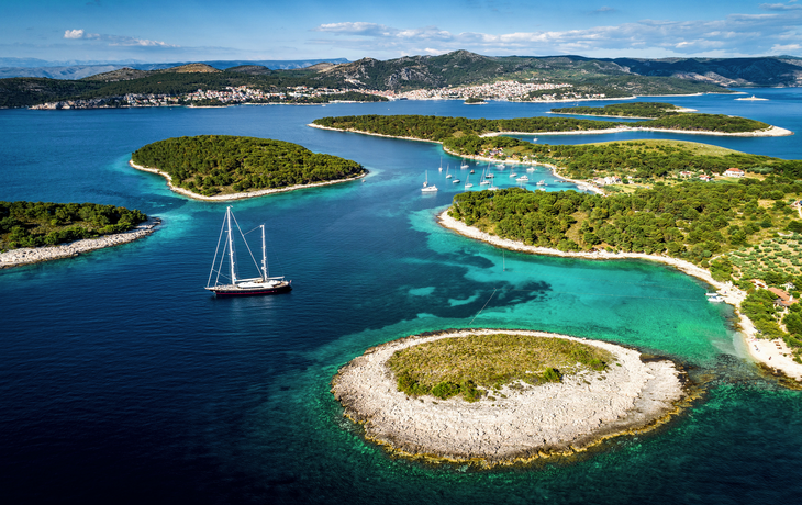 Paklinski-Inseln vor der Südwestküste der Insel Hvar