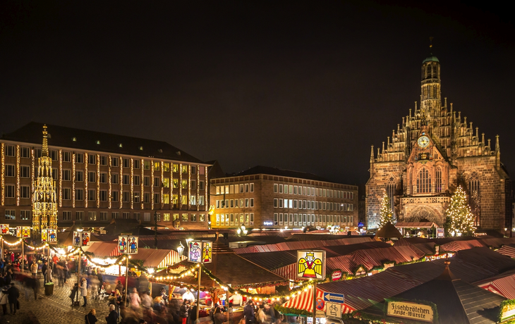 Christkindlesmarkt in Nürnberg, Deutschland