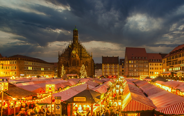 Christkindlmarkt in Nürnberg, Deutschland