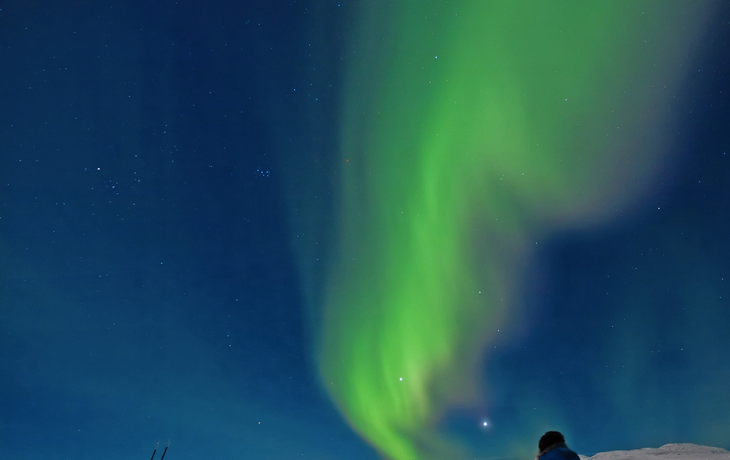 Nordlichter im Winter