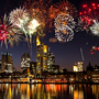 Feuerwerk über Frankfurt am Main