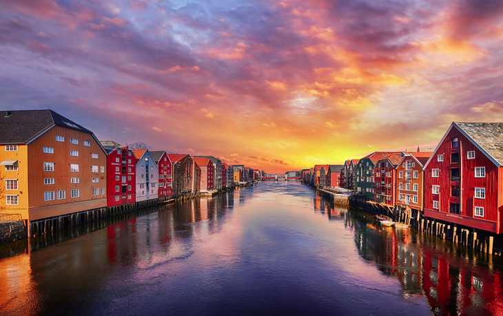 winterliches Trondheim