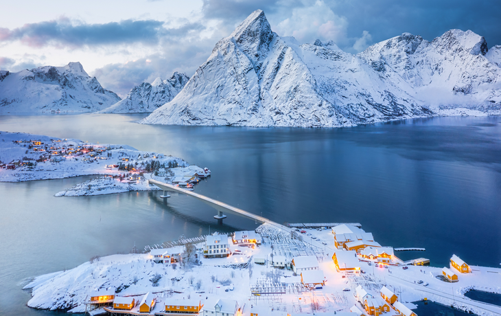 Hamnoy im Winter