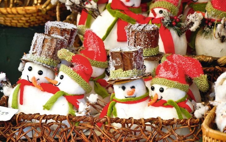 Weihnachtsdekoration Schneemänner