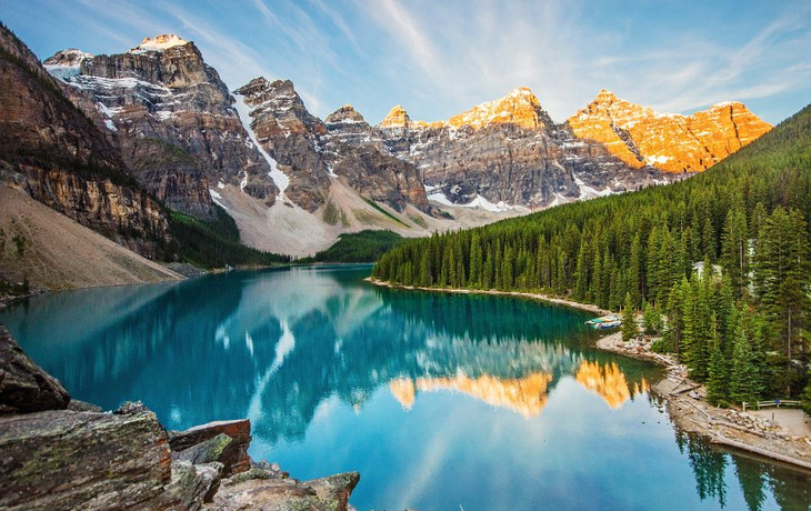 Moraine Lake im Banff Nationalpark