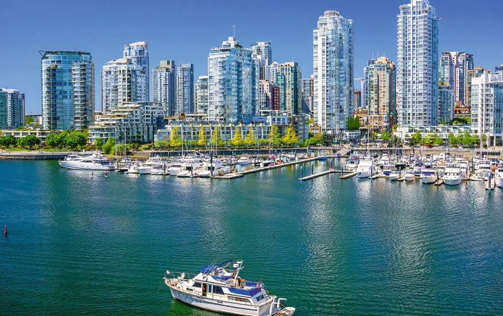 das angesagte Viertel Yaletown in Vancouver