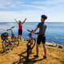Radtour am Meer