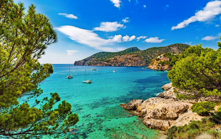 paradiesischer Strand auf Mallorca, Spanien