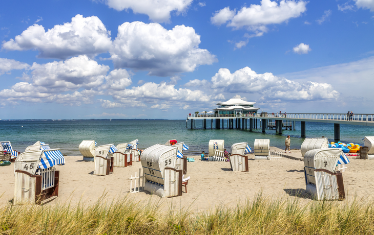 Timmendorfer Strand in Schleswig-Holstein, Deutschland