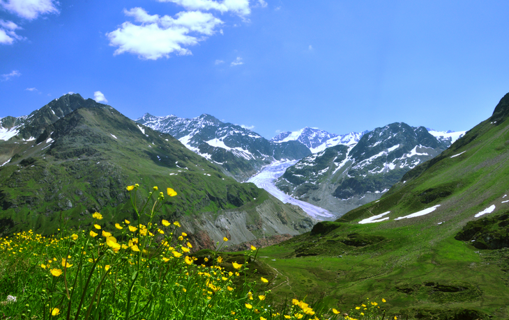 Gepatschferner im Kaunertal in Österreich
