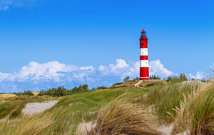 Ausblick auf den Leuchtturm von Amrum