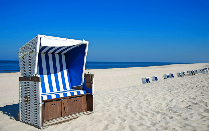 Traumstrand mit Strandkorb