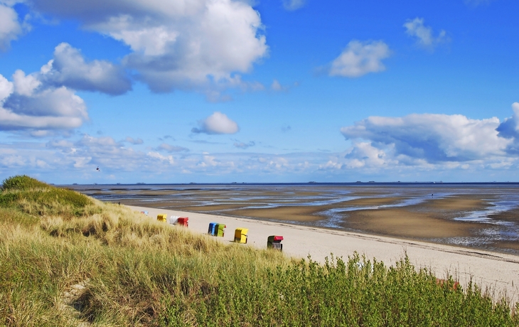 Strand von Goting auf der Insel Föhr