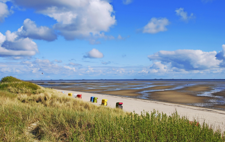 Strand von Goting auf der Insel Föhr