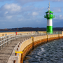 Molenfeuer Travemünde an der Ostsee, Deutschland