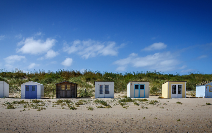 Strandhäuschen auf Texel