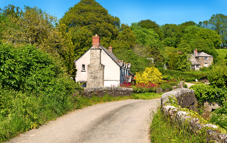 Land-Weg in Cornwall