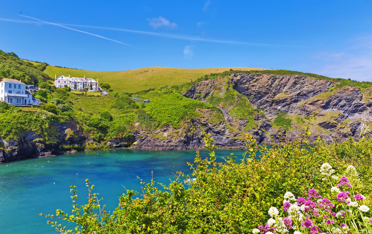 Port Issac Atlantischer Ozean, Cornwall, England