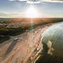 Swinemünde ? Sonnenuntergang über dem polnischen Meer