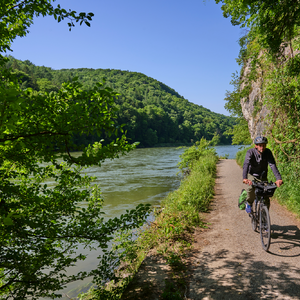Unterwegs auf dem Donau-Radweg