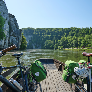 Unterwegs auf dem Donau-Radweg