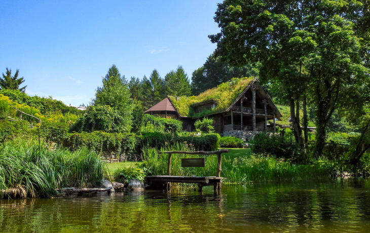 Landschaft am Wasser in Masuren