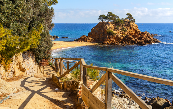 Cami de Ronda, ein Küstenweg entlang der Costa Brava, Katalonien