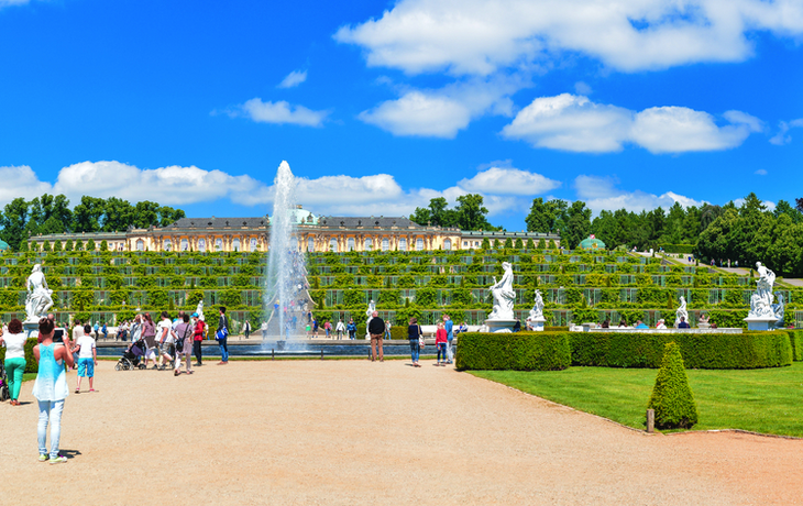 Schloss Sanssouci in Potsdam, Deutschland