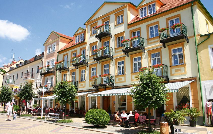 kurort franzensbad - zentrum