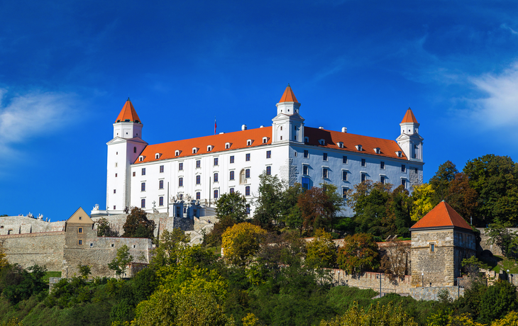Mittelalterliche Burg in Bratislava,Slowakei